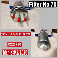 FUEL FILTER C2Z8780 & KL1026 Compatible With JAGUAR XF I (X250) & XJ (X351) Tag 70