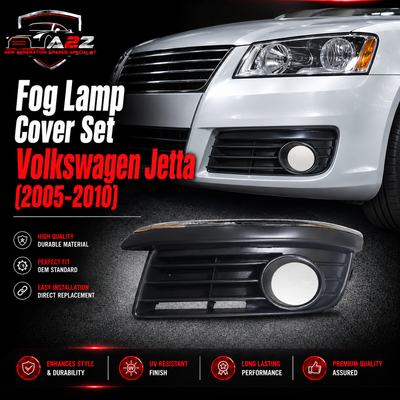 Fog Lamp Cover Set Left 1K0853665K & Right 1K0853666H Compatible With Volkswagen Jetta (2005-10) Tag No.143