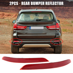 Rear Bumper Reflector Compatible With BMW X5 F15 Rear Bumper Reflector Left 63147290091 & Right 63147290092 Tag-RB-58