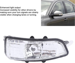 Right Side Rearview Mirror Light or Mirror Indicator Turn Signal Light Lamp 31111102/30716697 Compatible With Volvo S40