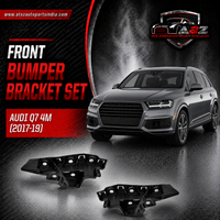 Front Bumper Bracket Right 4M0807284A & Left 4M0807283A Compatible With Audi Q7 4M (2017-19) Tag No.185