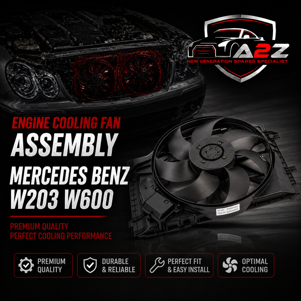 Engine Cooling Fan Assembly 2035000293 Compatible With Mercedes Benz W203 W600