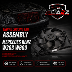 Engine Cooling Fan Assembly 2035000293 Compatible With Mercedes Benz W203 W600