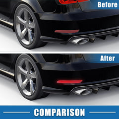 Rear Bumper Reflector Compatible With Mercedes Benz GL W164 Rear Bumper Reflector Left 1648200974 & Right 1648201074 Tag No.104