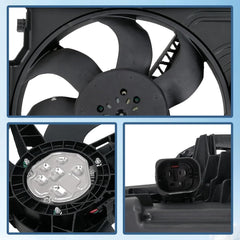 Engine Radiator Cooling Fan Assembly 17427617609 Compatible With BMW X1 (F48) & MINI (F55) | MINI / COOPER & MINI (F56) | MINI / COOPER