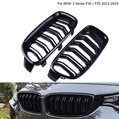 Grill Compatible With Bmw 3 Series Grill F30 M3 Style Kidney Grill Grille Bumper Grill 2012-2018 Glossy Black