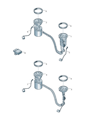 Fuel Pump Module Assembly FG104012B1 5N0919088D 3C0919050C 3C0919050N 3C0919050P 5N0919088E 5N0919088D For Passat Tag-F-25