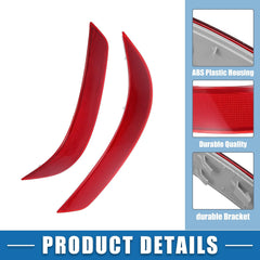 Rear Bumper Reflector Compatible With Mercedes Benz GL W164 Rear Bumper Reflector Left 1648200974 & Right 1648201074 Tag No.104