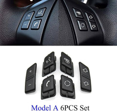 Steering Wheel Button Keys Model A 61316959893 Model B 61316959894 Compatible with BMW X1 E84 2010-2016 BMW & 3 SERIES E90 2006-2012