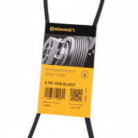Elast Multi Rib Belt 6PK1059 30650847 Compatible With VOLVO S40 (CONTINENTAL)