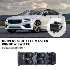 Drivers Side Left Master Window Switch 31433407 Compatible With Volvo XC60
