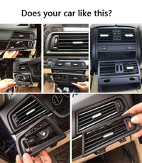 Ac Vent Compatible With Bmw 5 Series F10 2010-2017 Ac Vent Ac Grill Chrome Black Right 64229166894