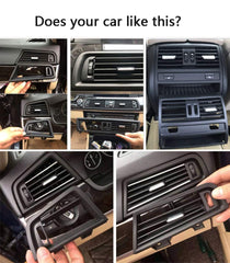 Ac Vent Compatible With Bmw 5 Series F10 2010-2017 Ac Vent Ac Grill Chrome Black Left 64229166893