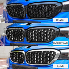 Grill Compatible With Bmw 3 Series Grill F30 M3 Style Kidney Grill Grille Bumper Grill 2012-2018 Glossy Black