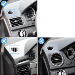 Console Small Ac Vent Grille Cover Moka 20468067878490 20468068878490 Compatible With Mercedes Benz C Class W204 2007-2011