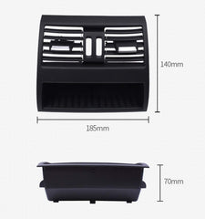 Ac Vent Compatible With Bmw 5 Series F10 2010-2017 Ac Vent Ac Grill Chrome Black Rear 64229172167