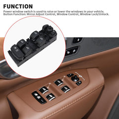 Drivers Side Left Master Window Switch 31433407 Compatible With Volvo XC60