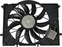 Electric Radiator Cooling Fan Assembly 2205000193 Compatible With Mercedes Benz W220 W650