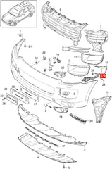 Front Bumber Bracket Left 95850504901 & Right 95850505001 Compatible With Porsche Cayenne (2011-2017) Tag No.209