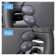 Steering Wheel Buttons Dark Yellow Left 23082023108465 Right 23082024108465 Compatible With Mercedes G/CLK/E/CLS Class W463 W209 W211 W219