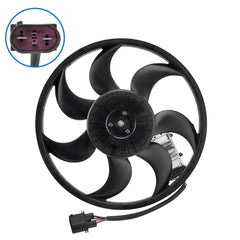 Engine Cooling Fan Motor Fan Assembly (Big) 7L0959455G Compatible With AUDI Q7 (4LB) & PORSCHE CAYENNE (9PA) & VW TOUAREG (7LA, 7L6, 7L7)