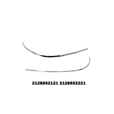 Rear Bumper Chrome Left 2128852121 A2128852121 & Right 2128852221 A2128852221 Compatible With MERCEDES BENZ E-CLASS W212 T-1 (2012)