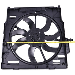 Engine Radiator Cooling Fan Assembly 17427634467 Compatible With  BMW X5 (E70) & X6 (E71, E72)