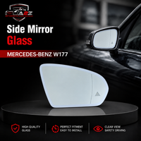 Side Mirror Glass Set Left 0998101901 Right 0998102001 Compatible With MERCEDES-BENZ A-Class (W177)