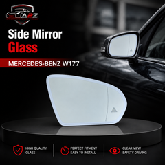 Side Mirror Glass Set Left 0998101901 Right 0998102001 Compatible With MERCEDES-BENZ A-Class (W177)