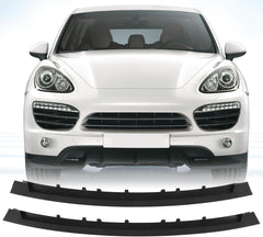 Front Bumper Center Grille Molding Trim Set Upper 95850597300 & Lower 95850597400 Compatible With PORSCHE CAYENNE 2011-2014 Tag No.157