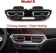 BMW 3 Series G20 G28 G29 G08 Black Center AC Vent Grille 64119855413