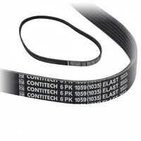 Elast Multi Rib Belt 6PK1059 30650847 Compatible With VOLVO S40 (CONTINENTAL)