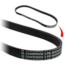 Elast Multi Rib Belt 5PK868 30650846 Compatible With VOLVO S40 (CONTINENTAL)