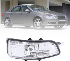 Right Side Rearview Mirror Light or Mirror Indicator Turn Signal Light Lamp 31111102/30716697 Compatible With Volvo S40