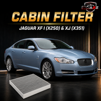 CABIN FILTER E5948LC & C2Z6525 & LAK454 Compatible With JAGUAR XF I (X250) & XJ (X351)Tag 87