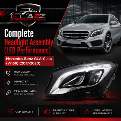 Complete Headlight Assembly Left A1569067500 & Right A1569067600 Compatible With Mercedes Benz GLA-Class (W156) (2017-2020) Tag No.104