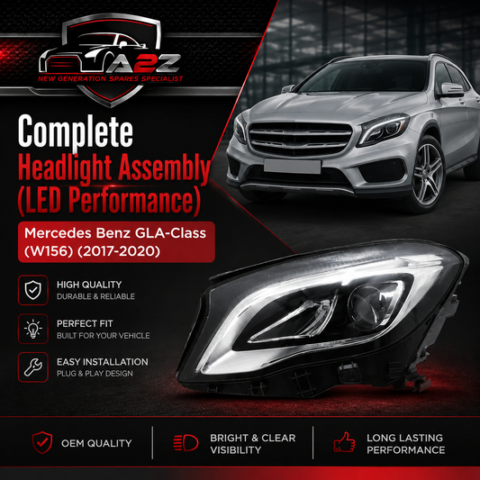 Complete Headlight Assembly Left A1569067500 & Right A1569067600 Compatible With Mercedes Benz GLA-Class (W156) (2017-2020) Tag No.104