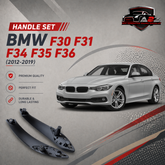 Inner Door Handle Assembly (Without Leather Set Of 4) Compatible With BMW 3 Series F3 GT F30 F31 F34 F35 F36 51427281469 51417279316 51427281469 51427281470