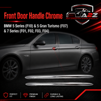Front Door Chrome Left 51217231933 & Right 51217231932 Compatible With BMW 5 Series (F10) & 5 Gran Turismo (F07) & 7 Series (F01, F02, F03, F04) Tag No.57