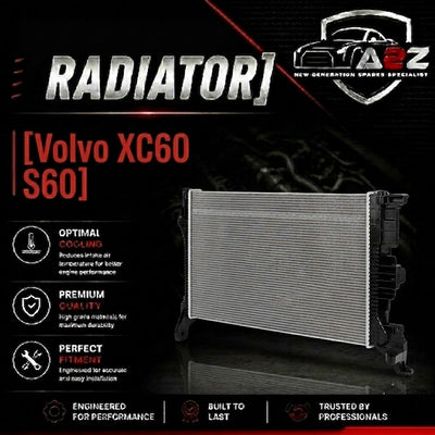 Radiator 31410895 Compatible with Volvo XC60 S60