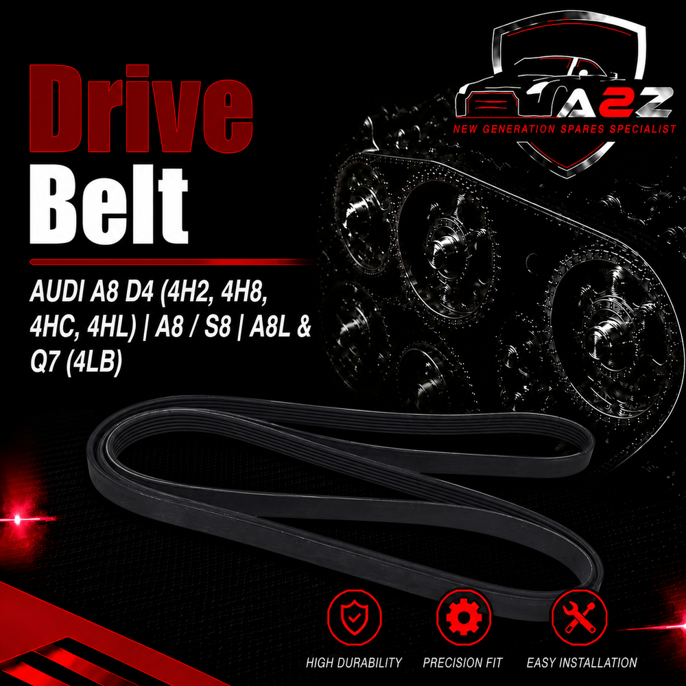 Belt 6PK2535 Compatible With AUDI A8 D4 (4H2, 4H8, 4HC, 4HL) | A8 / S8 | A8L & Q7 (4LB) Tag-BEL-31