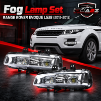 Fog Lamp Fog Light Compatible With LAND ROVER RANGE ROVER EVOQUE L538 (2012-2015) Fog Lamp Fog Light Left LR026090 & Right LR026089 LR185739 Tag-FO-01