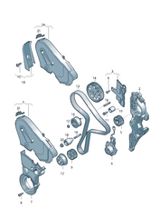 Timing Belt Kit CT1168K1 04l198119A Compatible With SKODA KODIAQ I (NS6, NS7, NV7) OCTAVIA III (5E3, NL3, NR3) YETI (5L) (CONTINENTAL)
