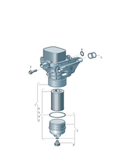 Oil Cooler Assembly 03N115389A Compatible With AUDI A3 Limousine (8VS, 8VM) | A3 / S3 & Q3 (8UB, 8UG) & SKODA KODIAQ I (NS6, NS7, NV7)