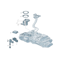 Fuel Pump 5Q0919050P 5Q0919050AH 5Q0919050AN 5Q0919050BA 5Q0919050S Compatible With Audi A3 Tag No.10