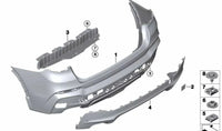 Rear Bumper 51128064118 Compatible With BMW F26 (2014-16)