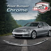 Front Bumper Chrome Left 2048850721 & Right 2048850821 Compatible With MERCEDES BENZ C-CLASS W204 T-1 2008-2011 Tag No.131