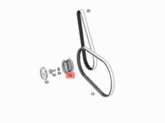 Belt Idler Pulley A0002020019 A6612003171 A0002020919 Compatible with MERCEDES-BENZ C-CLASS (W202) & C-CLASS (W203) & CLS (C219) & E-CLASS (W210)& E-CLASS (W211)