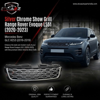 Silver Chrome Show Grill Compatible With Land Rover Range Rover Evoque L551 (2020-23) Tag 36