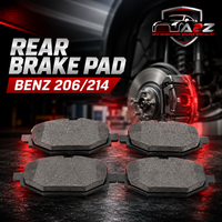 Rear Brake Pad Set 2652601 0004201104 0004201304 0004201404 A0004201104 Compatible With Mercedes Benz W206 W214
